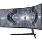 Samsung Odyssey G9 C49G95TSSN 48.7" UW-QHD Curved Screen Quantum Dot LED Gaming LCD Monitor - 32:9 - Black, White, Matte Black - 49" (1244.60 mm) Class - Vertical Alignment (VA) - 5120 x 1440 - 1.07 Billion Colors - FreeSync/G-Sync - 420 cd/m‚² Typical, 1