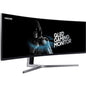 Samsung C49HG90DMN 49" Curved Screen Quantum Dot LED Gaming LCD Monitor - 32:9 - Charcoal Black - 49" (1244.60 mm) Class - 3840 x 1080 - 1.07 Billion Colors - FreeSync - 350 cd/m‚² - 1 ms - HDMI - DisplayPort - USB Hub