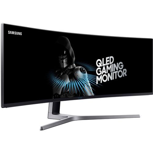 Samsung C49HG90DMN 49" Curved Screen Quantum Dot LED Gaming LCD Monitor - 32:9 - Charcoal Black - 49" (1244.60 mm) Class - 3840 x 1080 - 1.07 Billion Colors - FreeSync - 350 cd/m‚² - 1 ms - HDMI - DisplayPort - USB Hub