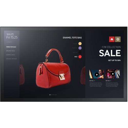Samsung 32" SMART Signage Display PM32F-BC - 32" LCD - Touchscreen Cortex A12 1.30 GHz - 2.50 GB - 1920 x 1080 - Edge LED - 300 cd/m‚² - 1080p - HDMI - USB - DVI - Serial - Wireless LAN - Ethernet