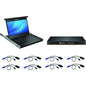 Vertiv AVOCENT LCD, 8P KVM, 8 Cables, USB KB-US INTL - 8 Computer(s) - 18.5" LED - UXGA - 1600 x 1200 - 16:9PS/2 PortUSBVGA - Keyboard - TouchPad - 110 V AC, 220 V AC Input Voltage - 1U High - PC