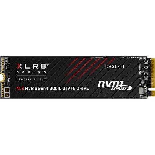 PNY XLR8 CS3040 4 TB Solid State Drive - M.2 2280 Internal - PCI Express NVMe (PCI Express NVMe 4.0 x4) - Desktop PC, Gaming Console Device Supported - 5600 MB/s Maximum Read Transfer Rate - 256-bit Encryption Standard - 5 Year Warranty