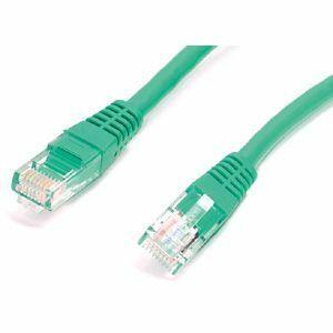 StarTech.com 1 ft Green Molded Cat5e UTP Patch Cable - Category 5e - 1 ft - 1 x RJ-45 Male - 1 x RJ-45 Male - Green