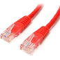 StarTech.com 3 ft Red Molded Cat5e UTP Patch Cable - Category 5e - 3 ft - 1 x RJ-45 Male - 1 x RJ-45 Male - Red