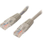 StarTech.com 5 ft Cat5e Gray Molded RJ45 UTP Cat 5e Patch Cable - 5ft Patch Cord - Category 5e - 5 ft - 1 x RJ-45 Male - 1 x RJ-45 Male - Gray