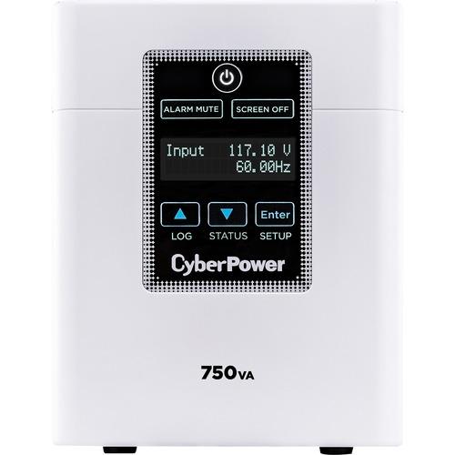 Cyber Power CyberPower M750L Medical Grade 750VA/600W UPS - Mini-tower - 8 Hour Recharge - 12 Minute Stand-by - 120 V AC Input - 120 V AC Output - 6 x NEMA 5-15R-HG