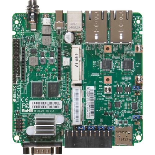 Super Micro Supermicro A1SQN Desktop Motherboard - Intel Chipset - Socket BGA-393 - Intel Quark X1021 - 512 MB DDR3 SDRAM Maximum RAM