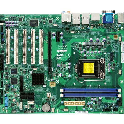 Super Micro Supermicro C7H61 Desktop Motherboard - Intel Chipset - Socket H2 LGA-1155 - ATX - 16 GB DDR3 SDRAM Maximum RAM - DDR3-1333/PC3-10600, DDR3-1600/PC3-12800 - DIMM, UDIMM - 2 x Memory Slots - Gigabit Ethernet - HDMI - DisplayPort - 6 x SATA Inte