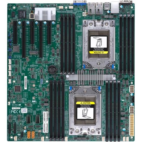 Super Micro Supermicro H11DSI-NT Server Motherboard - AMD Chipset - Socket SP3 - Extended ATX - EPYC Processor Supported - 2 TB DDR4 SDRAM Maximum RAM - DIMM, RDIMM - 16 x Memory Slots - 10 x SATA Interfaces