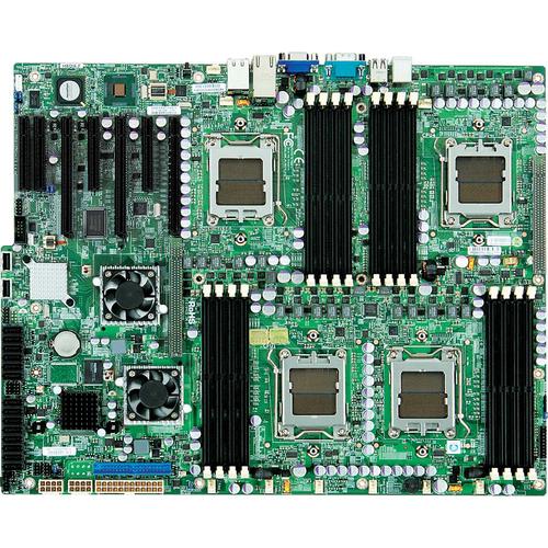 Super Micro Supermicro H8QI6-F Server Motherboard - AMD Chipset - Socket F LGA-1207 - Extended ATX - 128 GB DDR2 SDRAM Maximum RAM - DDR2-800/PC2-6400, DDR2-667/PC2-5300, DDR2-533/PC2-4300 - DIMM - 16 x Memory Slots - Gigabit Ethernet - 6 x SATA Interfac