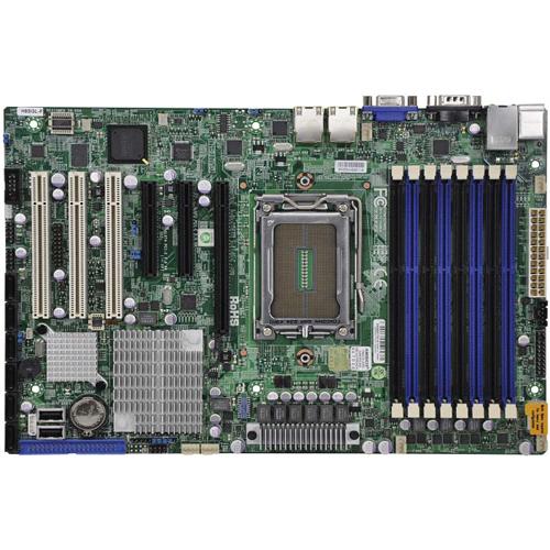 Super Micro Supermicro H8SGL-F Server Motherboard - AMD Chipset - Socket G34 LGA-1944 - ATX - 128 GB DDR3 SDRAM Maximum RAM - DDR3-1333/PC3-10600, DDR3-1066/PC3-8500, DDR3-800/PC3-6400 - 8 x Memory Slots - Gigabit Ethernet - 6 x SATA Interfaces