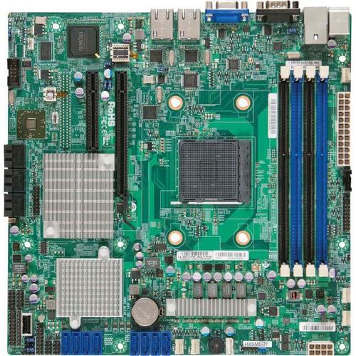 Super Micro Supermicro H8SML-7 Server Motherboard - AMD Chipset - Socket AM3+ - Micro ATX - 32 GB DDR3 SDRAM Maximum RAM - 4 x Memory Slots - Gigabit Ethernet - 6 x SATA Interfaces