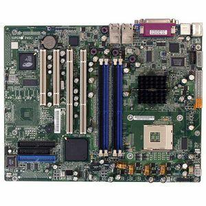 Super Micro Supermicro P4SCi Workstation Motherboard - Intel Chipset - Socket PGA-478 - Pentium 4 (Extreme Edition), Pentium 4, Celeron Processor Supported - 4 GB DDR SDRAM Maximum RAM - DDR266/PC2100, DDR333/PC2700, DDR400/PC3200 - 4 x Memory Slots - Gi