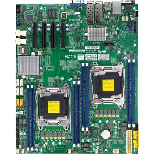 Super Micro Supermicro X10DRD-iTP Server Motherboard - Intel Chipset - Socket LGA 2011-v3 - Extended ATX - 512 GB DDR4 SDRAM Maximum RAM - RDIMM, DIMM, LRDIMM - 8 x Memory Slots - Gigabit Ethernet - 10 x SATA Interfaces