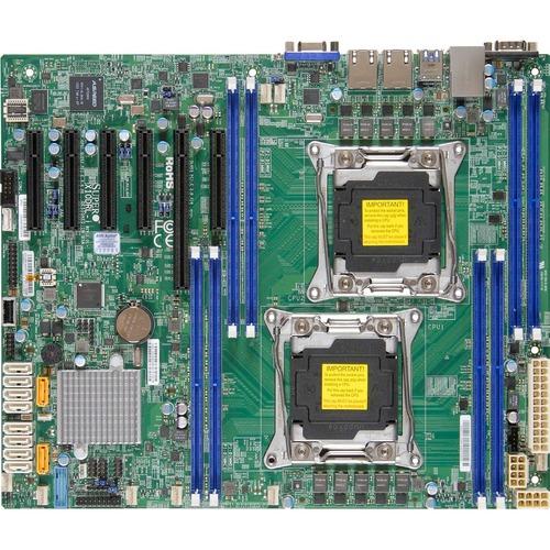 Super Micro Supermicro X10DRL-i Server Motherboard - Intel Chipset - Socket LGA 2011-v3 - ATX - 512 GB DDR4 SDRAM Maximum RAM - 8 x Memory Slots - Gigabit Ethernet - 10 x SATA Interfaces