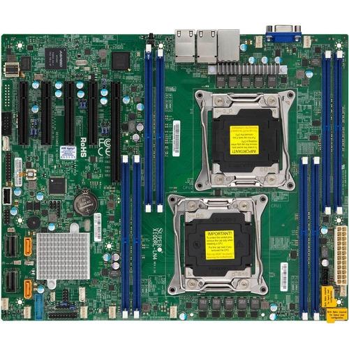Super Micro Supermicro X10DRL-LN4 Server Motherboard - Intel Chipset - Socket LGA 2011-v3 - ATX - Xeon Processor Supported - 1 TB DDR4 SDRAM Maximum RAM - RDIMM, LRDIMM, DIMM - 8 x Memory Slots - Gigabit Ethernet - 10 x SATA Interfaces
