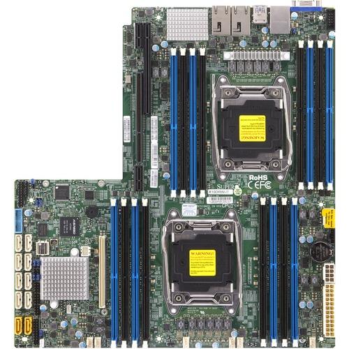 Super Micro Supermicro X10DRW-iT Server Motherboard - Intel Chipset - Socket LGA 2011-v3 - Proprietary Form Factor - 1 TB DDR4 SDRAM Maximum RAM - 16 x Memory Slots - Gigabit Ethernet - 10 x SATA Interfaces