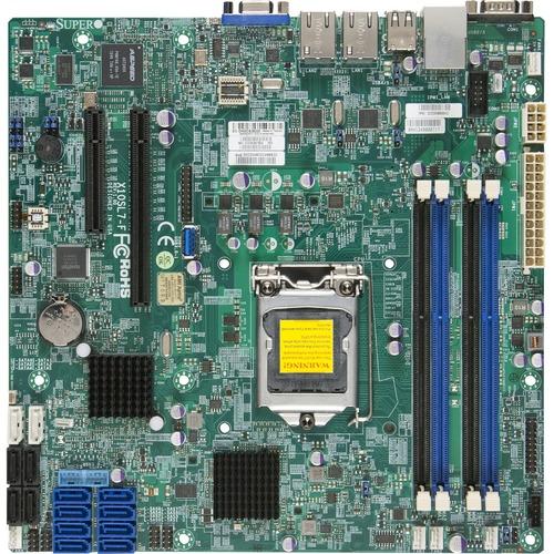 Super Micro Supermicro X10SL7-F Server Motherboard - Intel Chipset - Socket H3 LGA-1150 - Micro ATX - 32 GB DDR3 SDRAM Maximum RAM - 4 x Memory Slots - Gigabit Ethernet - 6 x SATA Interfaces