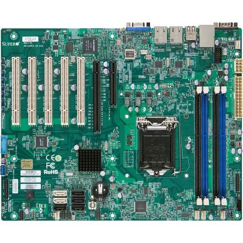 Super Micro Supermicro X10SLA-F Server Motherboard - Intel Chipset - Socket H3 LGA-1150 - ATX - 32 GB DDR3 SDRAM Maximum RAM - DDR3-1600/PC3-12800, DDR3-1333/PC3-10600, DDR3-1066/PC3-8500 - DIMM, UDIMM - 4 x Memory Slots - Gigabit Ethernet - 6 x SATA Int