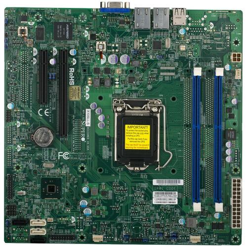 Super Micro Supermicro X10SLL-SF Server Motherboard - Intel Chipset - Socket H3 LGA-1150 - Micro ATX - 16 GB DDR3 SDRAM Maximum RAM - 2 x Memory Slots - Gigabit Ethernet - 4 x SATA Interfaces
