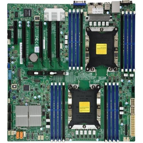 Super Micro Supermicro X11DPI-N Server Motherboard - Intel Chipset - Socket P LGA-3647 - Extended ATX - Xeon Processor Supported - 2 TB DDR4 SDRAM Maximum RAM - RDIMM, DIMM, LRDIMM - 16 x Memory Slots - Gigabit Ethernet - 14 x SATA Interfaces