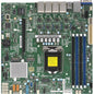 Super Micro Supermicro X11SCM-F Server Motherboard - Intel Chipset - Socket H4 LGA-1151 - Micro ATX - 128 GB DDR4 SDRAM Maximum RAM - DIMM, UDIMM - 4 x Memory Slots - Gigabit Ethernet - 6 x SATA Interfaces