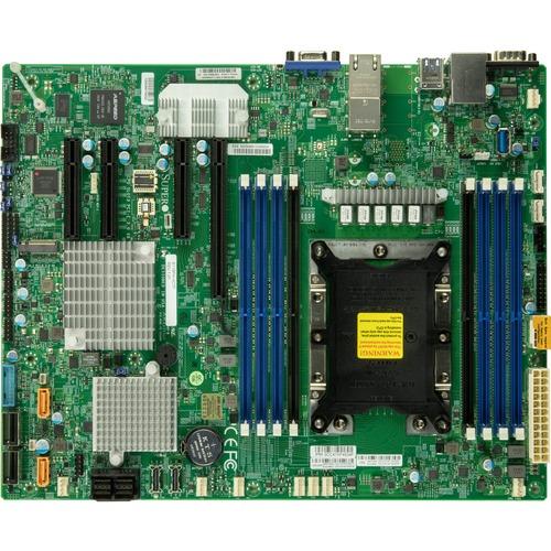 Super Micro Supermicro X11SPH-NCTF Server Motherboard - Intel Chipset - Socket P LGA-3647 - ATX - Xeon Processor Supported - 1 TB DDR4 SDRAM Maximum RAM - RDIMM, DIMM, LRDIMM - 8 x Memory Slots - 10 x SATA Interfaces