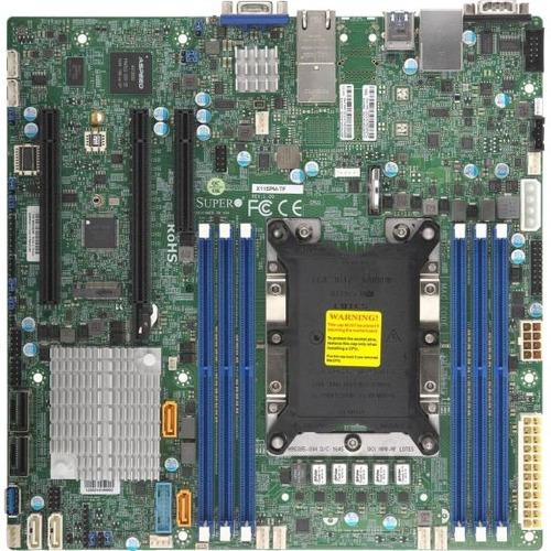 Super Micro Supermicro X11SPM-TF Server Motherboard - Intel Chipset - Socket P LGA-3647 - Micro ATX - Xeon Processor Supported - 768 GB DDR4 SDRAM Maximum RAM - RDIMM, DIMM, LRDIMM - 6 x Memory Slots - 12 x SATA Interfaces