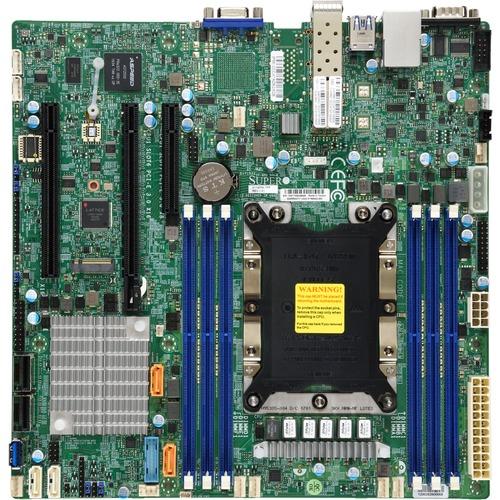 Super Micro Supermicro X11SPM-TPF Server Motherboard - Intel Chipset - Socket P LGA-3647 - Micro ATX - Xeon Processor Supported - 768 GB DDR4 SDRAM Maximum RAM - RDIMM, DIMM, LRDIMM - 6 x Memory Slots - 12 x SATA Interfaces