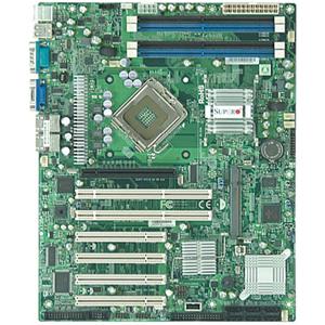 Super Micro Supermicro X7SBA Desktop Motherboard - Intel Chipset - Socket T LGA-775 - ATX - Xeon, Xeon, Core 2 Quad, Core 2 Duo Processor Supported - 8 GB DDR2 SDRAM Maximum RAM - DDR2-800/PC2-6400, DDR2-667/PC2-5300 - 4 x Memory Slots - Gigabit Ethernet