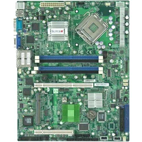 Super Micro Supermicro X7SBI-LN4-TM Server Motherboard - Intel Chipset - Socket T LGA-775 - ATX - 8 GB DDR2 SDRAM Maximum RAM - DDR2-800/PC2-6400, DDR2-667/PC2-5300 - DIMM - 4 x Memory Slots - Gigabit Ethernet