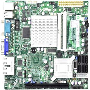 Super Micro Supermicro X7SPA-H-D525 Desktop Motherboard - Intel Chipset - Mini ITX - Intel Atom D525 - 4 GB DDR3 SDRAM Maximum RAM - DDR3-800/PC3-6400 - SoDIMM - 2 x Memory Slots - Gigabit Ethernet - 6 x SATA Interfaces