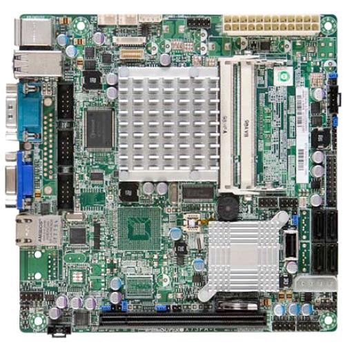 Super Micro Supermicro X7SPA-L Server Motherboard - Intel Chipset - Mini ITX - 4 GB DDR2 SDRAM Maximum RAM - DDR2-667/PC2-5300 - 2 x Memory Slots - Gigabit Ethernet - 4 x SATA Interfaces