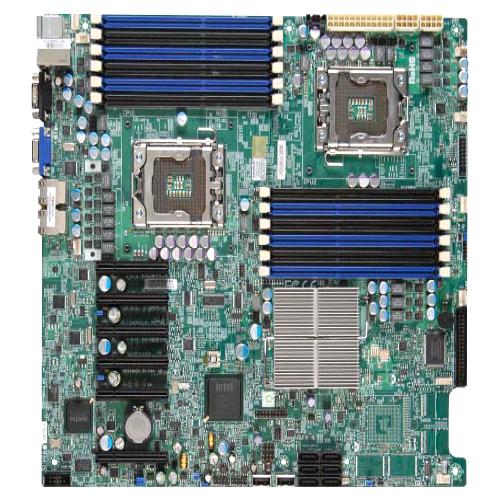 Super Micro Supermicro X8DTE-F Server Motherboard - Intel Chipset - Socket B LGA-1366 - Extended ATX - 96 GB DDR3 SDRAM Maximum RAM - DDR3-1333/PC3-10600, DDR3-1066/PC3-8500, DDR3-800/PC3-6400 - 12 x Memory Slots - Gigabit Ethernet - 6 x SATA Interfaces