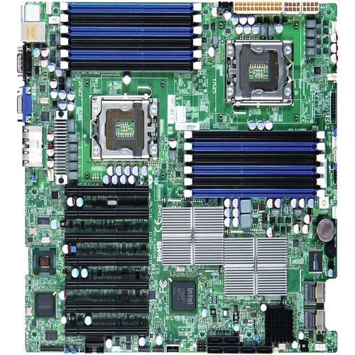 Super Micro Supermicro X8DTH-6 Server Motherboard - Intel Chipset - Socket B LGA-1366 - Extended ATX - 96 GB DDR3 SDRAM Maximum RAM - DDR3-1333/PC3-10600, DDR3-1066/PC3-8500, DDR3-800/PC3-6400 - 12 x Memory Slots - Gigabit Ethernet - 6 x SATA Interfaces