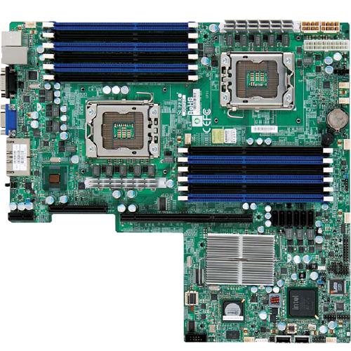 Super Micro Supermicro X8DTU-F Server Motherboard - Intel Chipset - Socket B LGA-1366 - 96 GB DDR3 SDRAM Maximum RAM - DDR3-1333/PC3-10600, DDR3-1066/PC3-8500, DDR3-800/PC3-6400 - 12 x Memory Slots - Gigabit Ethernet - 6 x SATA Interfaces
