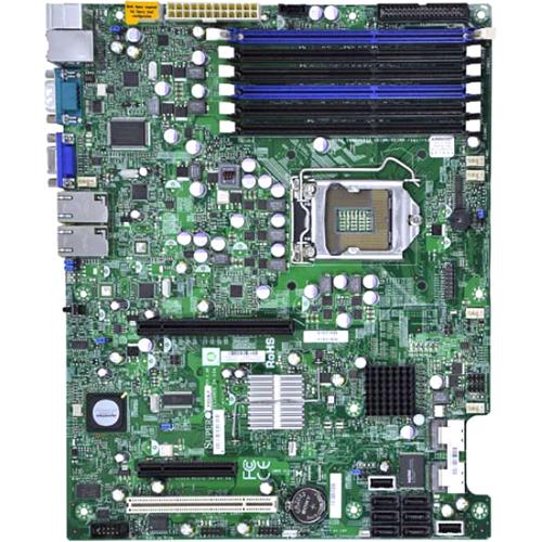 Super Micro Supermicro Server Board Server Motherboard - Intel Chipset - Socket H LGA-1156 - ATX - 32 GB DDR3 SDRAM Maximum RAM - DDR3-1333/PC3-10600, DDR3-1066/PC3-8500, DDR3-800/PC3-6400 - 6 x Memory Slots - Gigabit Ethernet - 6 x SATA Interfaces
