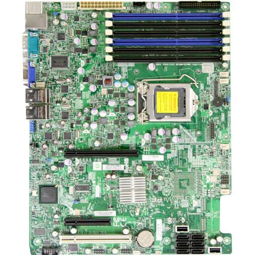 Super Micro Supermicro X8SIE Desktop Motherboard - Intel Chipset - Socket H LGA-1156 - ATX - 32 GB DDR3 SDRAM Maximum RAM - DDR3-1333/PC3-10600, DDR3-1066/PC3-8500, DDR3-800/PC3-6400 - 6 x Memory Slots - Gigabit Ethernet - 6 x SATA Interfaces