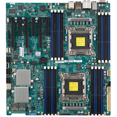 Super Micro Supermicro X9DA7 Workstation Motherboard - Intel Chipset - Socket R LGA-2011 - Extended ATX - 512 GB DDR3 SDRAM Maximum RAM - DDR3-1600/PC3-12800, DDR3-1333/PC3-10600, DDR3-1066/PC3-8500, DDR3-800/PC3-6400 - UDIMM, RDIMM, DIMM - 16 x Memory S