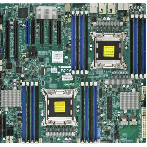 Super Micro Supermicro X9DAX-7F Server Motherboard - Intel Chipset - Socket R LGA-2011 - Enhanced Extended ATX - 512 GB DDR3 SDRAM Maximum RAM - DDR3-1600/PC3-12800, DDR3-1333/PC3-10600, DDR3-1066/PC3-8500, DDR3-800/PC3-6400 - DIMM, RDIMM, UDIMM - 16 x M