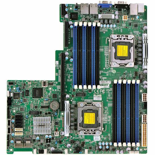 Super Micro Supermicro X9DBU-iF Server Motherboard - Intel Chipset - Socket B2 LGA-1356 - Proprietary Form Factor - 384 GB DDR3 SDRAM Maximum RAM - DDR3-1600/PC3-12800, DDR3-1333/PC3-10600, DDR3-1066/PC3-8500, DDR3-800/PC3-6400 - DIMM, UDIMM, RDIMM, LRDI