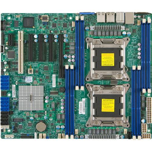 Super Micro Supermicro X9DRL-3F Server Motherboard - Intel Chipset - Socket R LGA-2011 - ATX - 256 GB DDR3 SDRAM Maximum RAM - DDR3-1600/PC3-12800, DDR3-1333/PC3-10600, DDR3-1066/PC3-8500, DDR3-800/PC3-6400 - 8 x Memory Slots - Gigabit Ethernet - 6 x SAT