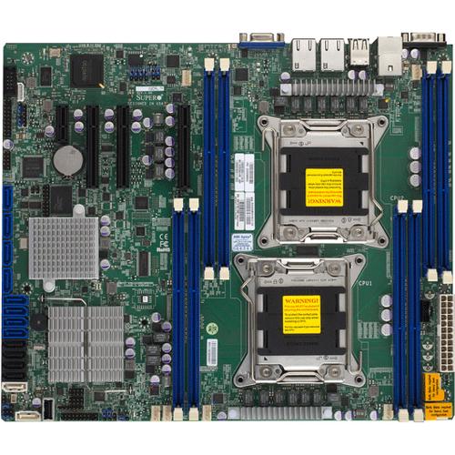 Super Micro Supermicro X9DRL-EF Server Motherboard - Intel Chipset - Socket R LGA-2011 - ATX - 512 GB DDR3 SDRAM Maximum RAM - DDR3-1800/PC3-14400, DDR3-1600/PC3-12800, DDR3-1333/PC3-10600, DDR3-1066/PC3-8500, DDR3-800/PC3-6400 - DIMM, RDIMM, UDIMM, LRDI