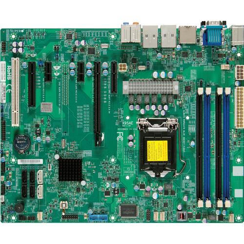 Super Micro Supermicro X9SAE Server Motherboard - Intel Chipset - Socket H2 LGA-1155 - ATX - 32 GB DDR3 SDRAM Maximum RAM - DDR3-1600/PC3-12800, DDR3-1333/PC3-10600 - DIMM, UDIMM - 4 x Memory Slots - Gigabit Ethernet - HDMI - 6 x SATA Interfaces