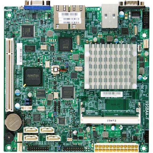 Super Micro Supermicro X9SBAA Desktop Motherboard - Intel Chipset - Mini ITX - Intel Atom S1260 - 8 GB DDR3 SDRAM Maximum RAM - 1 x Memory Slots - Gigabit Ethernet - 4 x SATA Interfaces