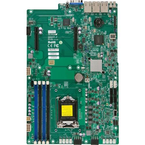 Super Micro Supermicro X9SCFF-F Desktop Motherboard - Intel Chipset - Socket H2 LGA-1155 - Proprietary Form Factor - 32 GB DDR3 SDRAM Maximum RAM - UDIMM, DIMM - 4 x Memory Slots - Gigabit Ethernet - 6 x SATA Interfaces