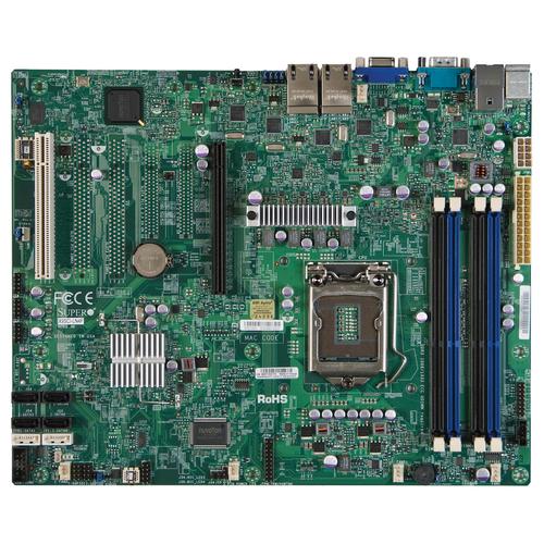 Super Micro Supermicro X9SCI-LN4F Server Motherboard - Intel Chipset - Socket H2 LGA-1155 - ATX - 32 GB DDR3 SDRAM Maximum RAM - DDR3-1333/PC3-10600, DDR3-1066/PC3-8500, DDR3-800/PC3-6400 - 4 x Memory Slots - Gigabit Ethernet - 6 x SATA Interfaces