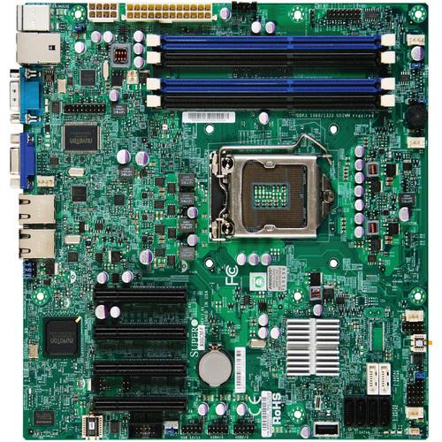 Super Micro Supermicro X9SCM-F Server Motherboard - Intel Chipset - Socket H2 LGA-1155 - Micro ATX - 32 GB DDR3 SDRAM Maximum RAM - DDR3-1333/PC3-10600, DDR3-1066/PC3-8500, DDR3-800/PC3-6400 - 4 x Memory Slots - Gigabit Ethernet - 6 x SATA Interfaces