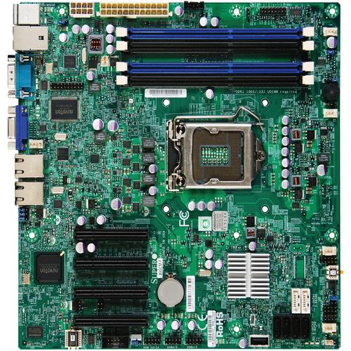 Super Micro Supermicro X9SCM Server Motherboard - Intel Chipset - Socket H2 LGA-1155 - Micro ATX - 32 GB DDR3 SDRAM Maximum RAM - DDR3-1333/PC3-10600, DDR3-1066/PC3-8500, DDR3-800/PC3-6400 - 4 x Memory Slots - Gigabit Ethernet - 6 x SATA Interfaces