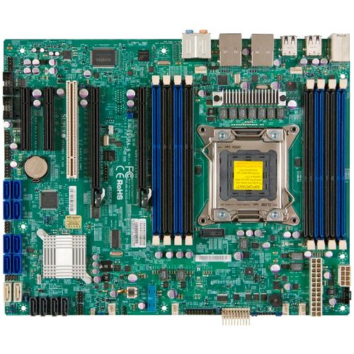 Super Micro Supermicro X9SRA Server Motherboard - Intel Chipset - Socket R LGA-2011 - ATX - 256 GB DDR3 SDRAM Maximum RAM - DDR3-1600/PC3-12800, DDR3-1333/PC3-10600, DDR3-1066/PC3-8500 - 8 x Memory Slots - Gigabit Ethernet - 10 x SATA Interfaces